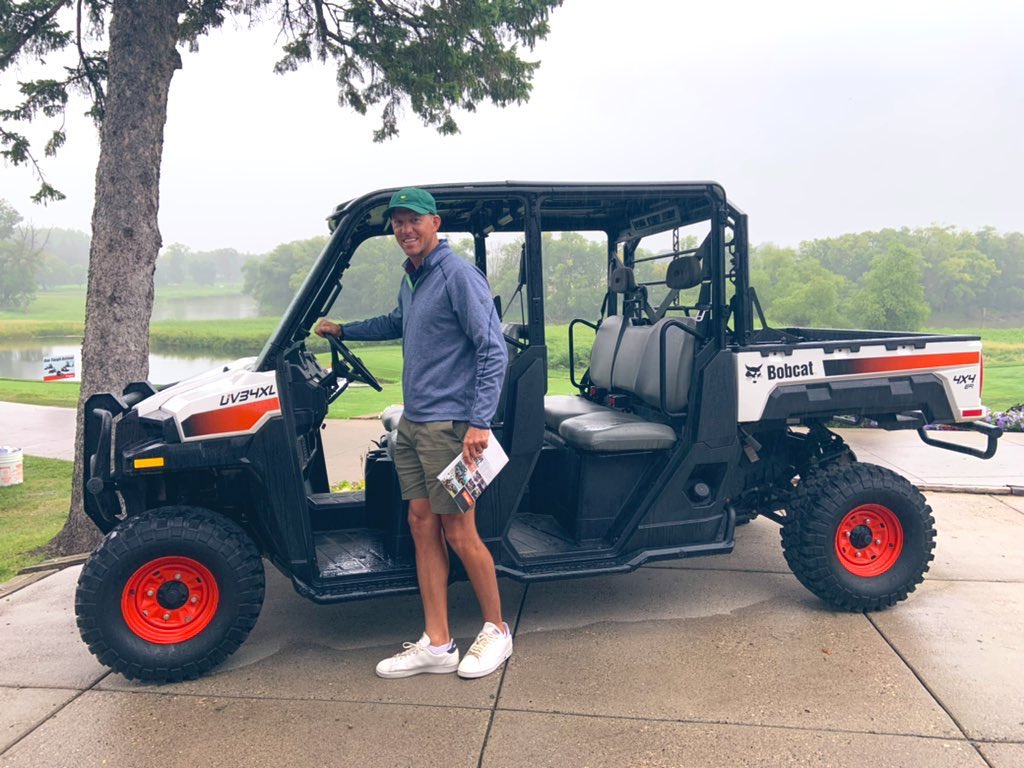 BobcatNDOpen's tweet photo. Congrats to Ryder Rose, our net amateur winner from Edina, Minn. 👏

He’s pictured with his father, and both had a great time at the #BobcatNDOpen https://t.co/rNGW4DsXVS