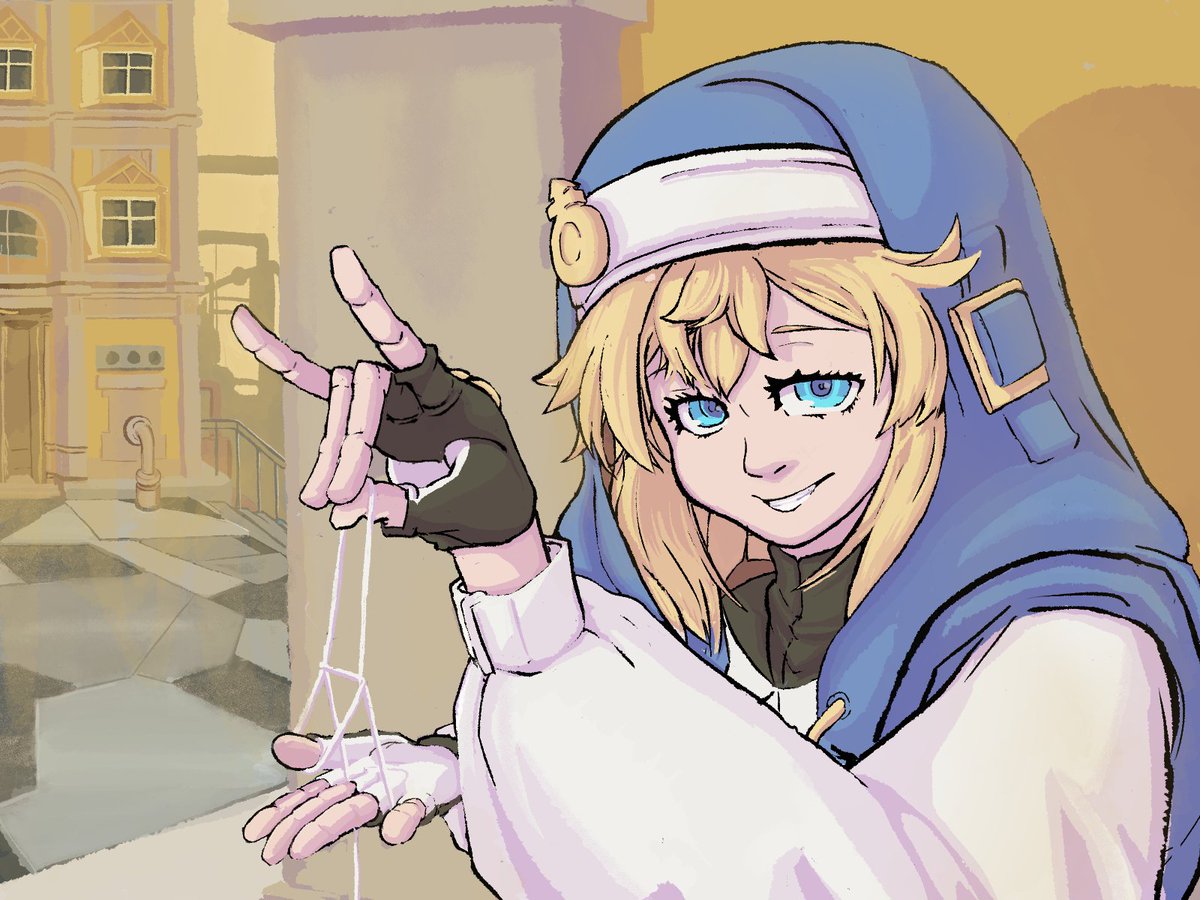 MerpleBing's tweet photo. Took a crack at drawing Bridget along with a more developed background
#bridget_guilty_gear https://t.co/Ae05LBJlzi