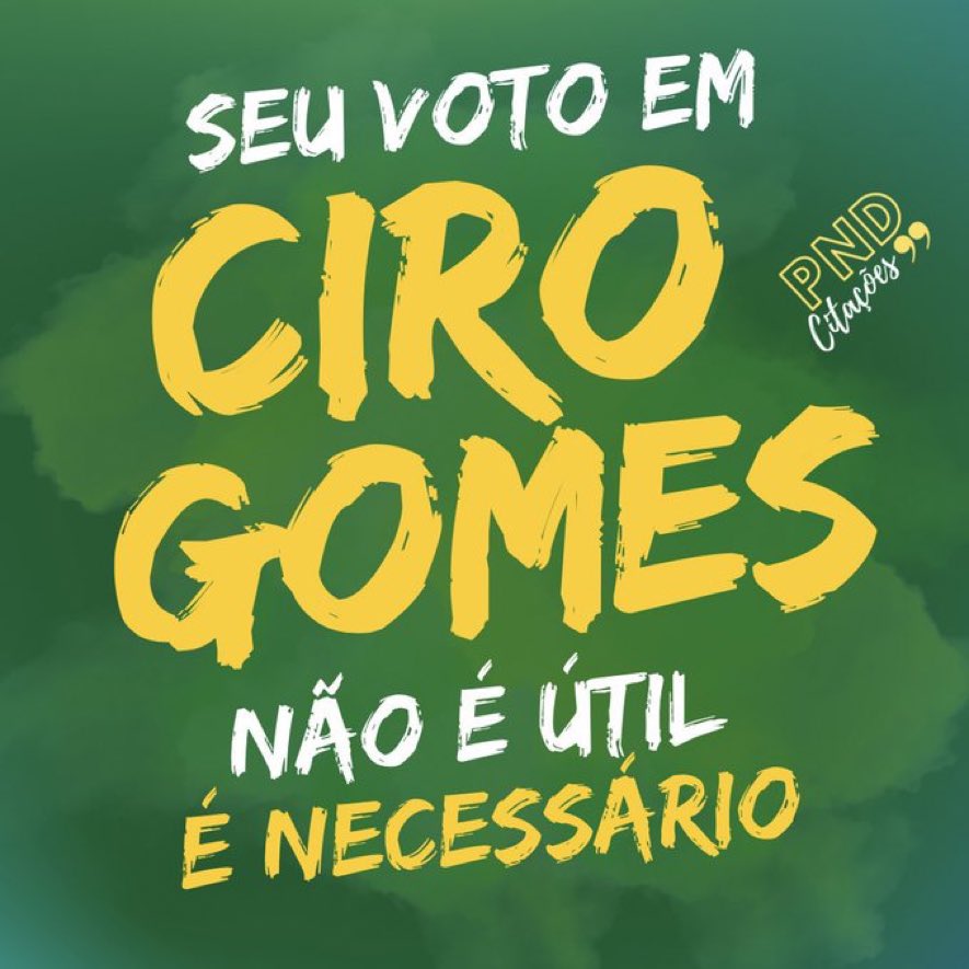 É hora de darmos as mãos para reconstruir o país. Emprego, reformas e educação pública de qualidade. CIRO 2022. #CiroNaBand