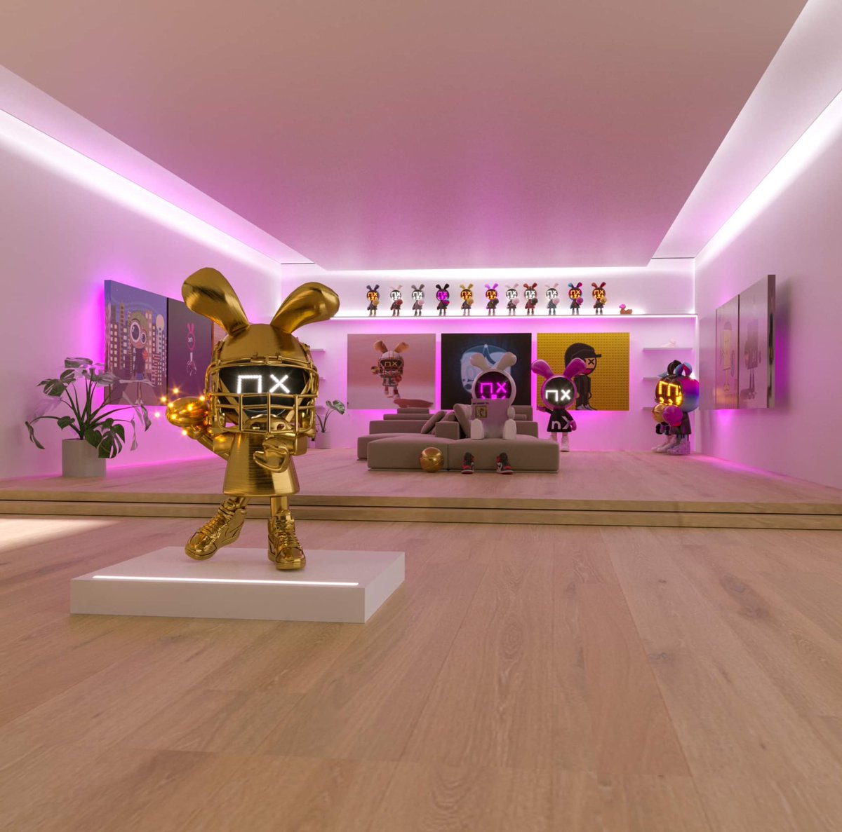 Time to expand my gallery :) #nftgallery #gallery #nznft #nft #web3 #metaverse #crypto #creative #artist #designer