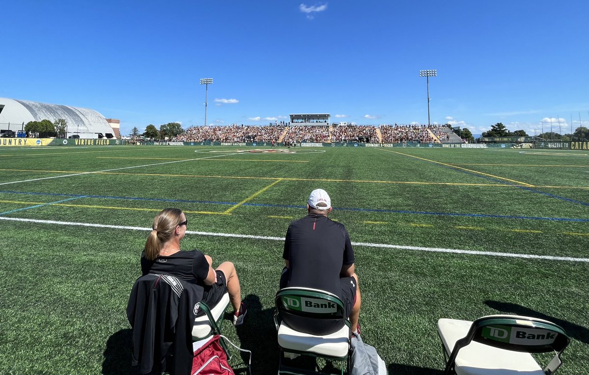 SoccerSmithsSC's tweet photo. What a great day! Thank you to @UVMwsoccer & @UVMathletics for hosting us & the ceremony today. Great weather, crowd, game & to be able to share it w so many old friends, teammates & family was special! #catamountforlife https://t.co/ns06Hmfg5s