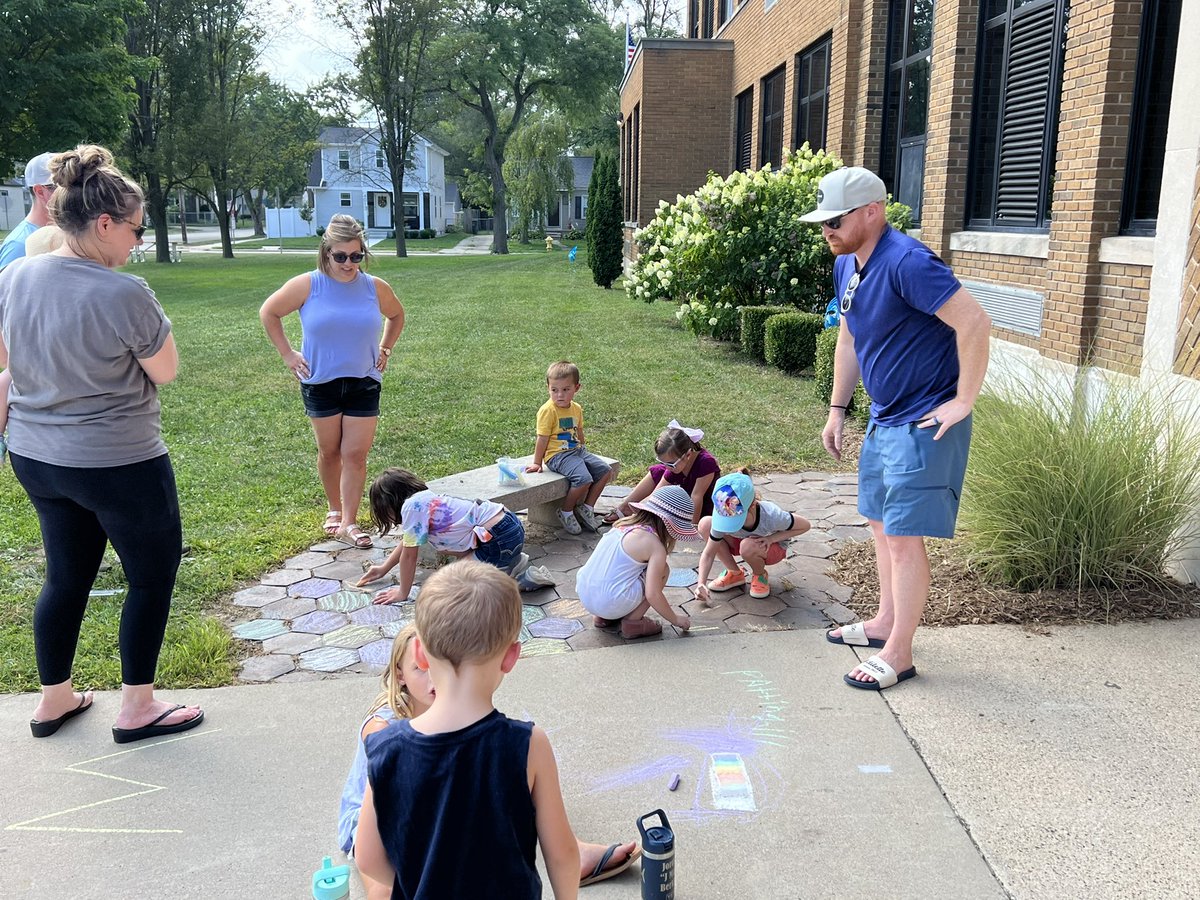 Thank you Pattengill families for coming to Chalk the Walk. We’ll see you tomorrow! #BerkleyDifference