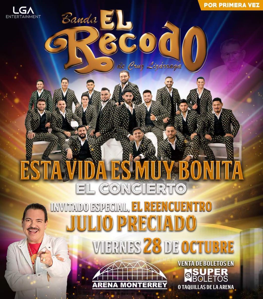 eventosgrupemty's tweet photo. @ElRecodoOficial @Julio_Preciado_ en la @ArenaMtyOficial 

Compra tus boletos en https://t.co/YprlwSLoxR 

@marcohelius https://t.co/MSsCAgRct6