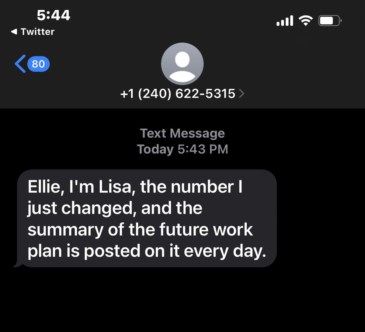 Isidore_Cat's tweet photo. Somebody please let Lisa know that she’s texting the wrong number. I’m Issie the cat and my number is unlisted. 

Thank you, for lettin’ me, be mice elf. https://t.co/BtfxHKeA6k