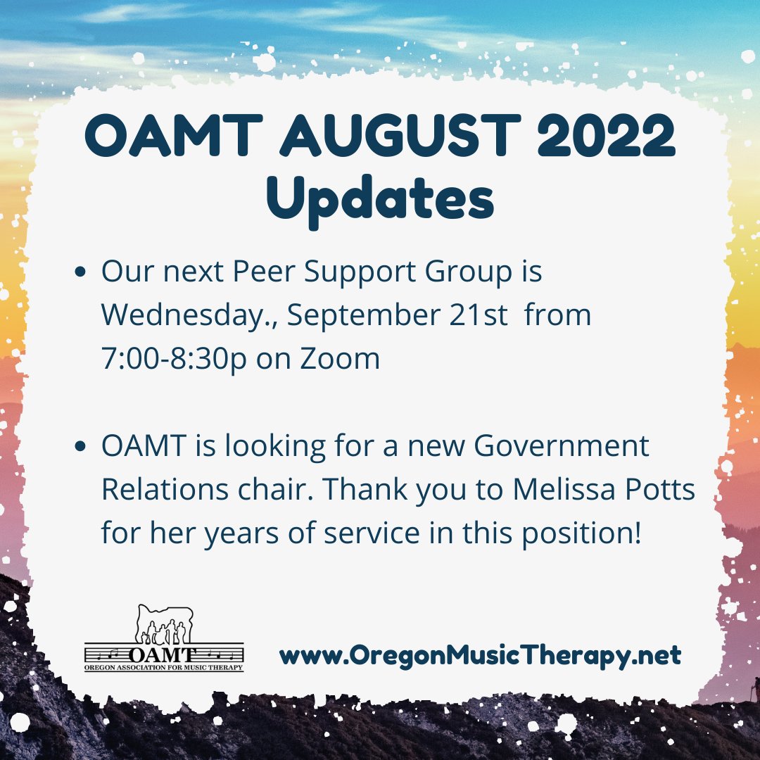 The Oregon Association for Music Therapy tweet media