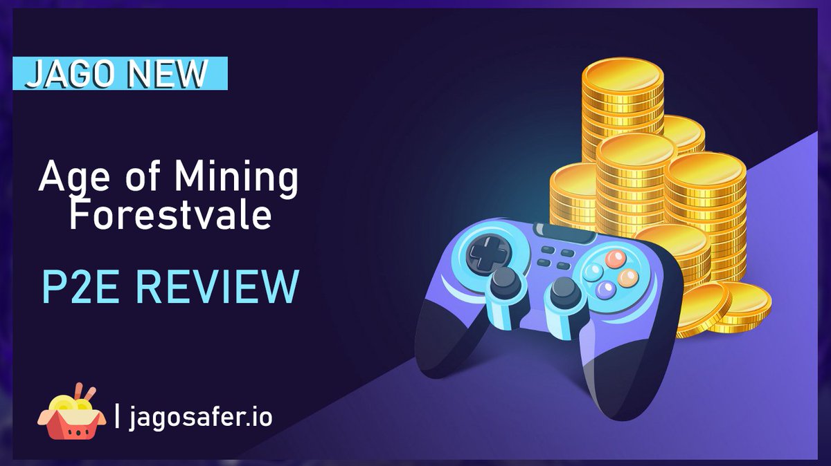 JaGo (@jagosafer) on Twitter photo 🎰NEW: Age of Mining Forestvale🎲
<a href="/Age_of_Mining/">Age of Mining</a>
Chain: #BSC
Type: #P2E
DETAILS: jagosafer.io/age-of-mining-…
🛡️ALTHOUGH WE ALWAYS CHECK OUR SUBMISSIONS THOROUGHLY, YOU SHOULD NEVER FULLY RELY ON THEM, ITS NOT A FINANCIAL ADVICE, SO DYOR BEFORE INVESTING ANY MONEY
#P2Egaming 🎰NEW: Age of Mining Forestvale🎲
<a href="/Age_of_Mining/">Age of Mining</a>
Chain: #BSC
Type: #P2E
DETAILS: jagosafer.io/age-of-mining-…
🛡️ALTHOUGH WE ALWAYS CHECK OUR SUBMISSIONS THOROUGHLY, YOU SHOULD NEVER FULLY RELY ON THEM, ITS NOT A FINANCIAL ADVICE, SO DYOR BEFORE INVESTING ANY MONEY
#P2Egaming