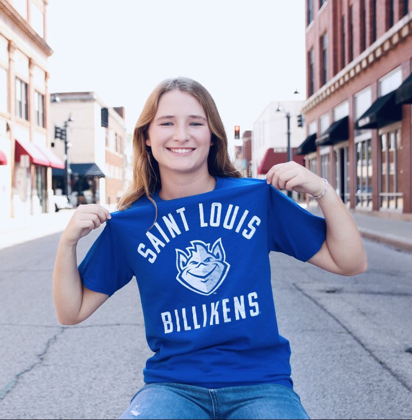 sboente2023's tweet photo. I’m so excited to announce that I’ll be furthering my academic and athletic career at Saint Louis University!! I want to give a huge thanks to my family, coaches, and teammates for always supporting and believing in me! Go Billikens!! @SLUSoftball @classichitting @ejonesrockchalk https://t.co/gZyi6RwWk1