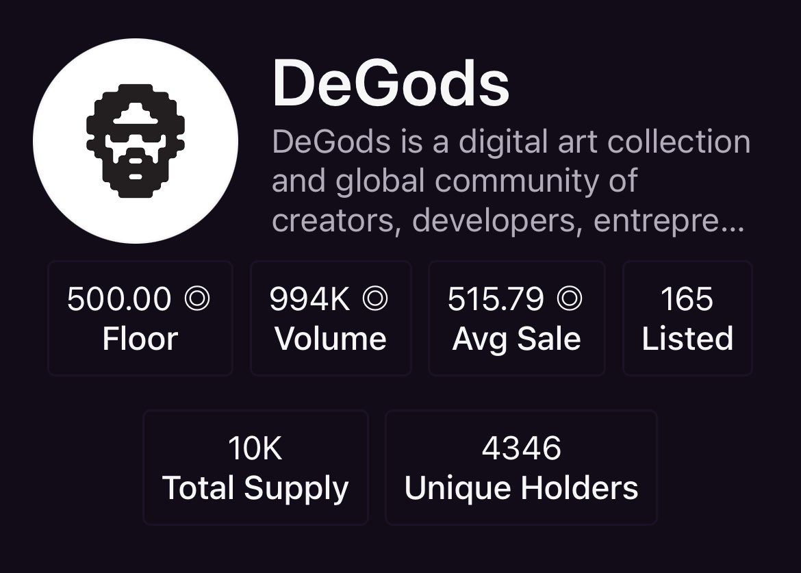 DeGodsNFT's tweet image. 500.