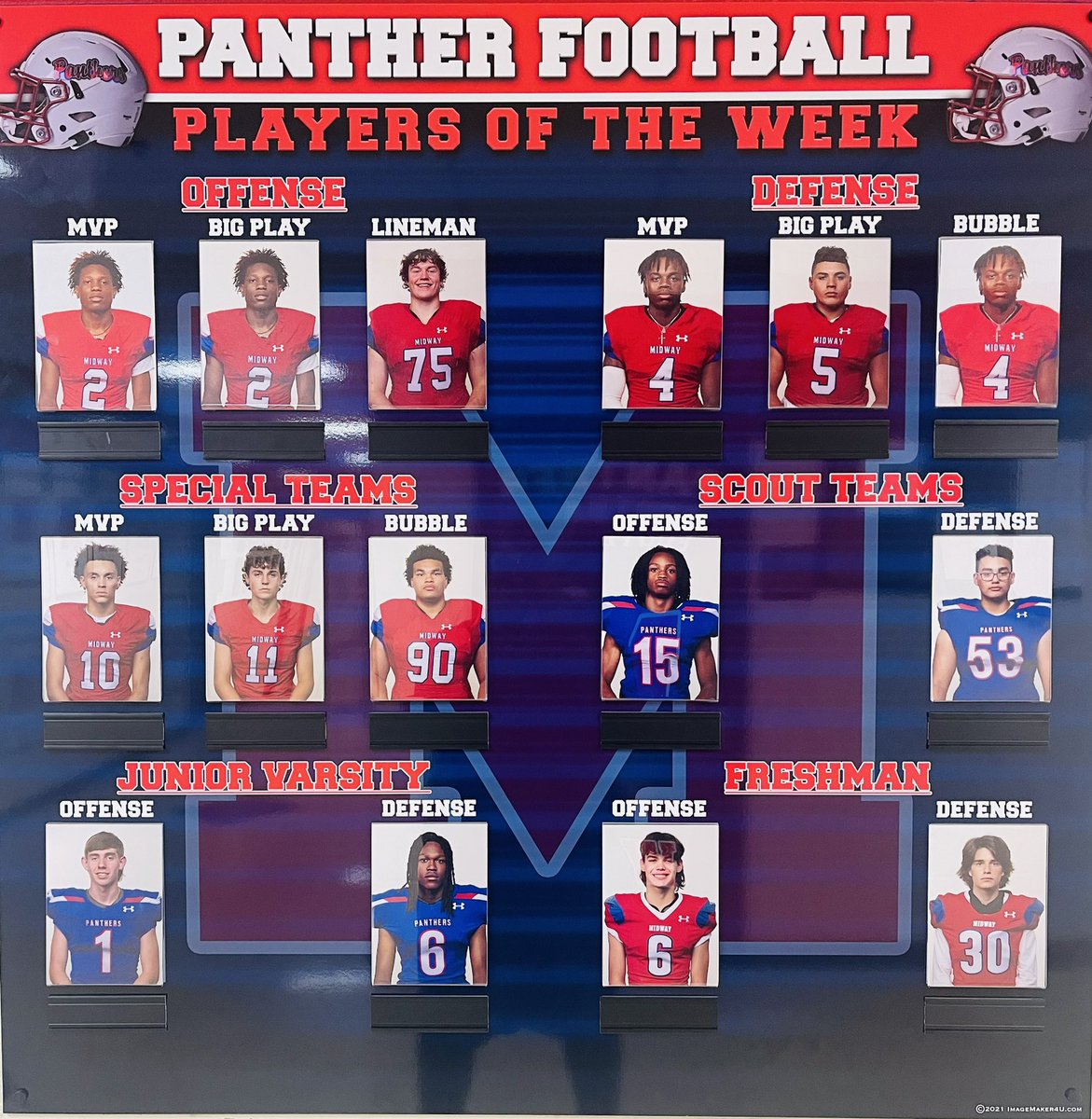 Congratulations to our Week One Players of The Week against Mansfield‼️ #WeWillWin #MadeDifferent