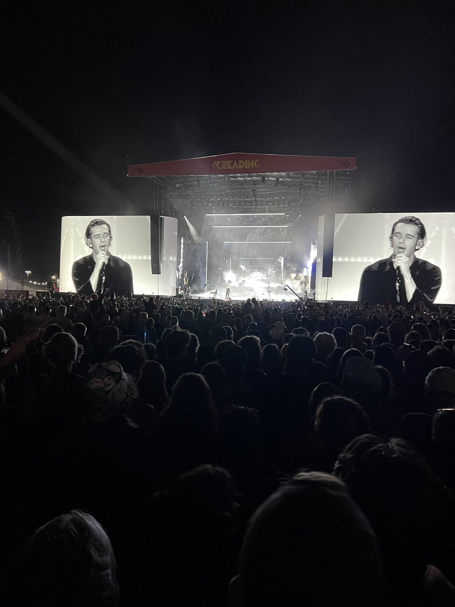 Quit university 10 years ago to do an internship for The 1975. Because I thought they’d be the biggest band in the world. 

Amazing to see them headline Reading Festival, what a band!!!
