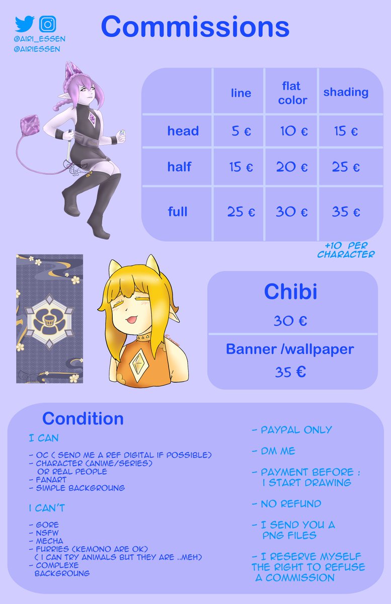 AiriEssen's tweet photo. NEW #Commission !!
#anime #drawing #draw #oc #artcommissions #Commissionopen #digitalart #myart #Commissionlist #opencommissions #fanart #chibiart https://t.co/7TWgAKIKdS