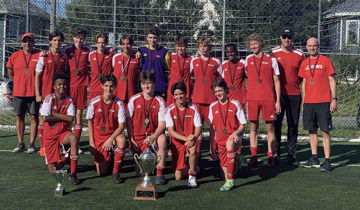 St_Johns_Soccer's tweet photo. 🏆PYL CHAMPIONS🏆

Congratulations to our BU15 REP team who have won the @SoccerNLSA BU15 PYL Championship! 

Incredible season and it’s not over yet. 

Next stop … NATIONALS‼️ https://t.co/w8tLCYB7A7