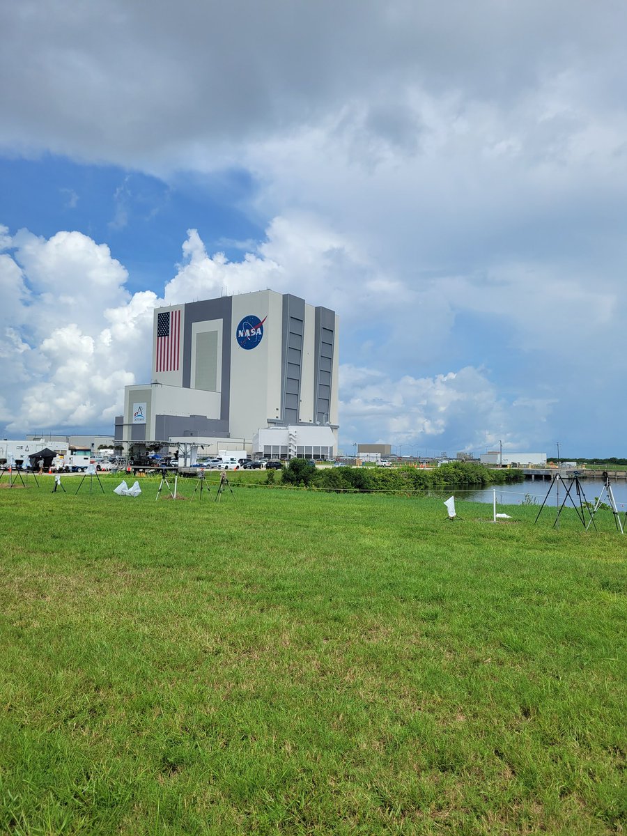 We are here at .@NASAKennedy for the .@NASAArtemis #countdowntolaunch! It's so incredible being surrounded by all things .@NASA here in #Florida as we wait for the weather to cooperate to get the all systems go for launch! Read all about #Artemis here: whatsupsouthwest.com/2022/08/artemi…