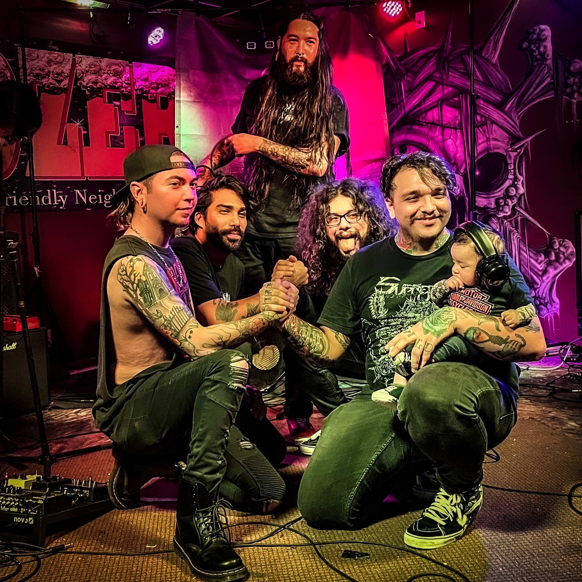 tdhtx666's tweet photo. Thank you Corpus for coming out and big shout out to Wrath Upon The Skies, A Means To and End, INNER SELF, and LIFE CYCLES! ⛓🥀 

@jayradolivares @treythesloth @thejordanryan_ https://t.co/dNELt607Cr