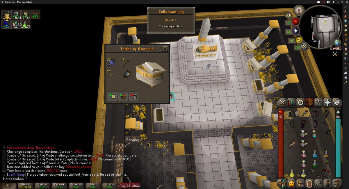 Morpeekaboo's tweet photo. Well I guess it’s been worth learning toa all day! 

#osrs #runescape https://t.co/thqTPzE0ZH