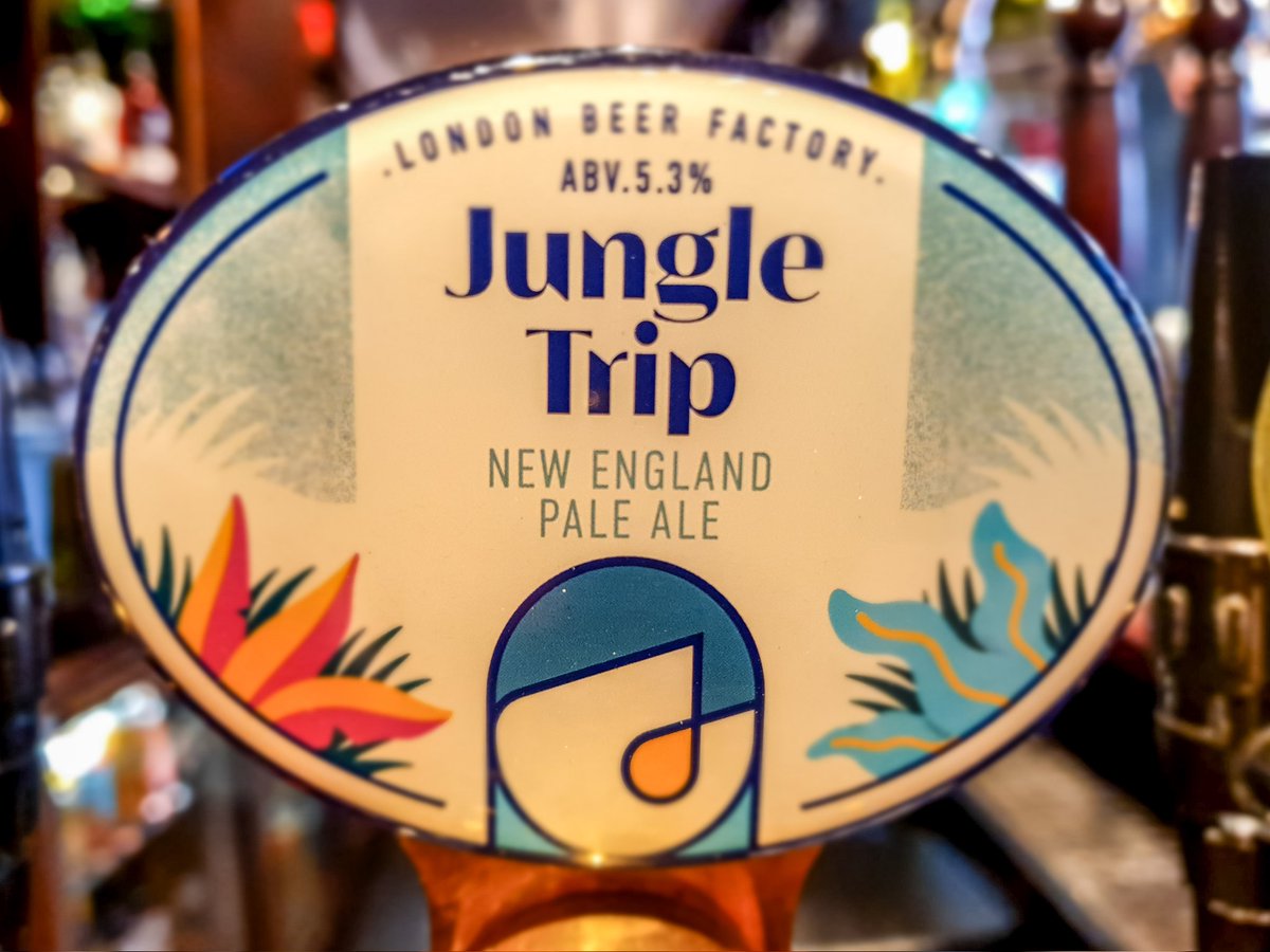 WCarpentersArms's tweet photo. Jungle Trip is a smooth, hazy new England pale ale. Full of tropical, citrus and pine flavours which combine with fruity aromas to take you on what can only be described as a jungle trip!
Hazy. Tropical. Citrus
#palealebeer #NicholsonsPubs https://t.co/vvM02qYKna