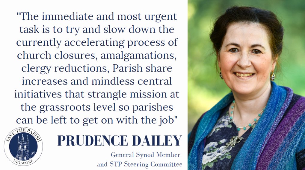 SaveTheParish's tweet photo. Fantastic quote from @PrudenceDailey! Combining Parishes is a sure way to stop churches doing what they do best. https://t.co/mZVPuAKaIJ