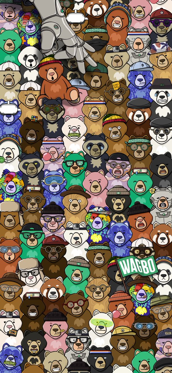 Markets down, moods down…😔 Celebrate our vibrant &amp; upbeat @okbcommunity with a fun <a href="/okaybears/">Okay Bears</a> wallpaper!🥳 #WAGBO