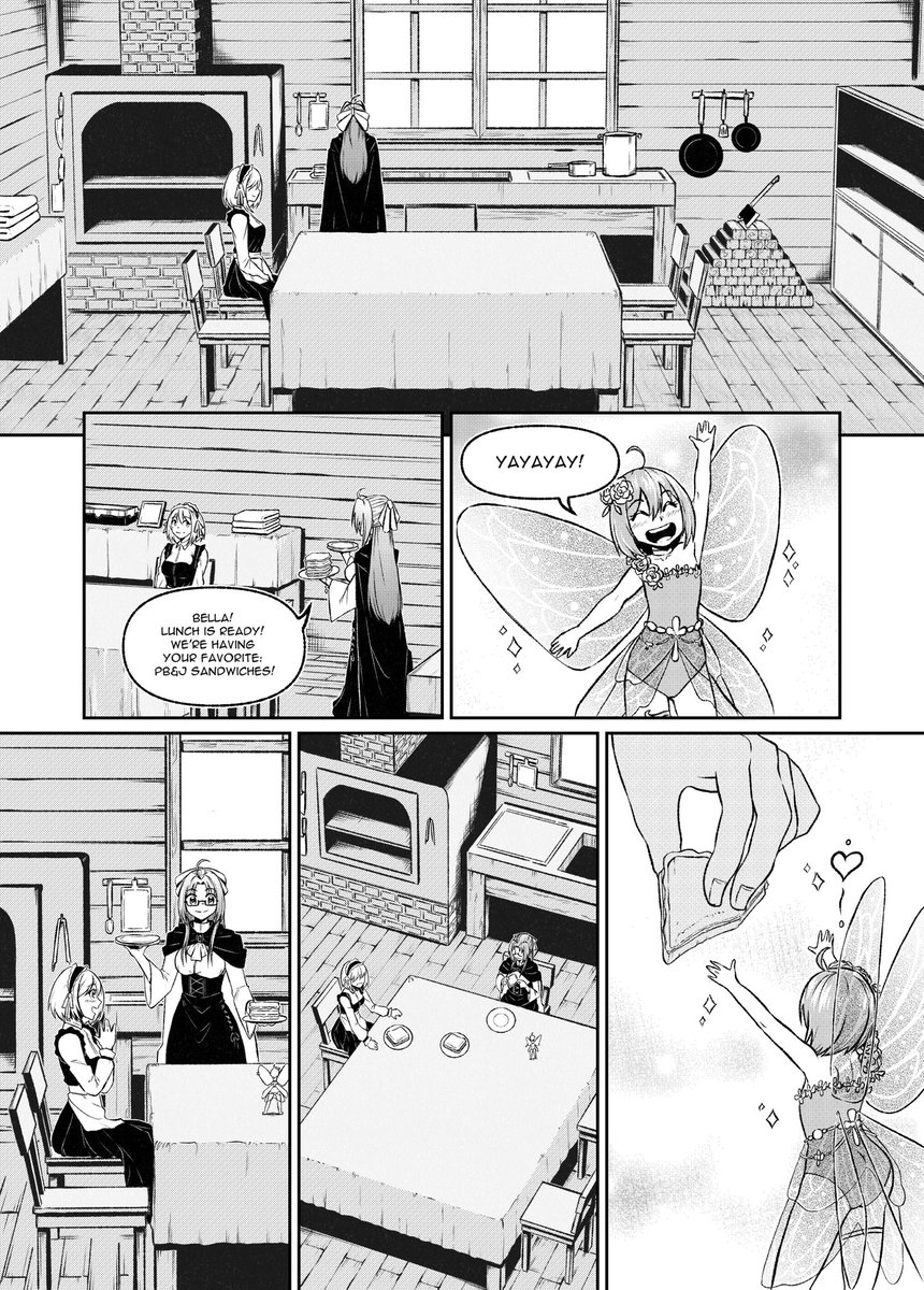 WitchyDev's tweet photo. To celebrate our #visualnovel I commissioned a manga! Here are the first two pages. (Read left to right.) I will release more so please follow and check out https://t.co/cyanpi57LN for even cuter scenes then this! #indiegame #IndieGameDev #vndev https://t.co/xRKoSnU34q