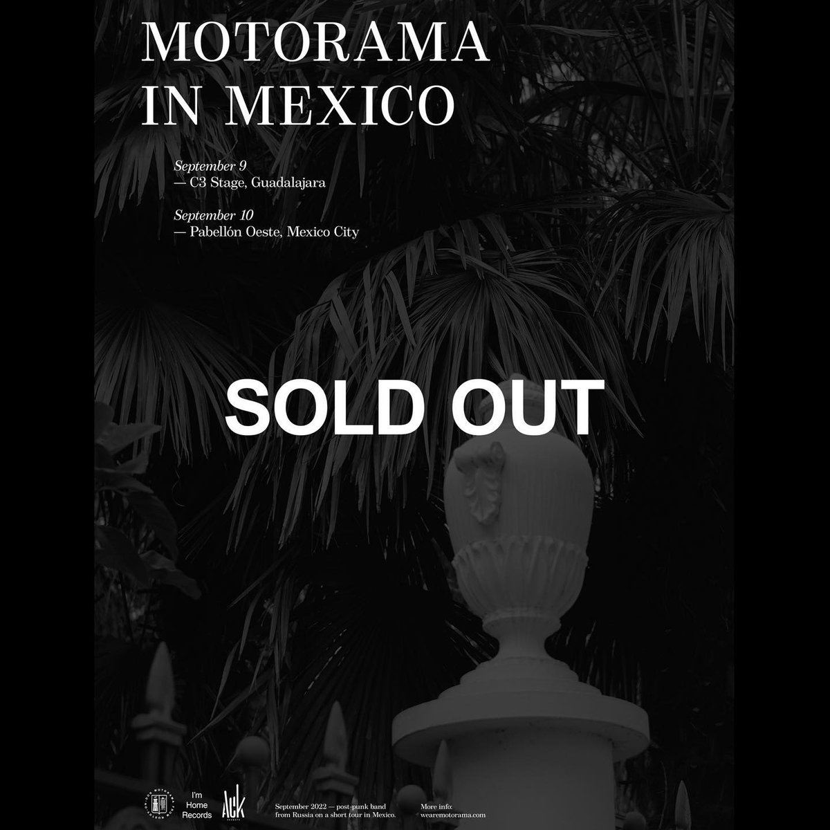 Prensa_Fan's tweet photo. #SoldOut de #Motorama *Boletos agotados en Cdmx y #Gdl* 🔥🔥😱😱 ¡Próximo 09 de septiembre en @c3stage !
@ack_promote
#motorama #gdl #conciertos #conciertosgdl #c3stage #ackpromote https://t.co/qyNwzBfAqJ