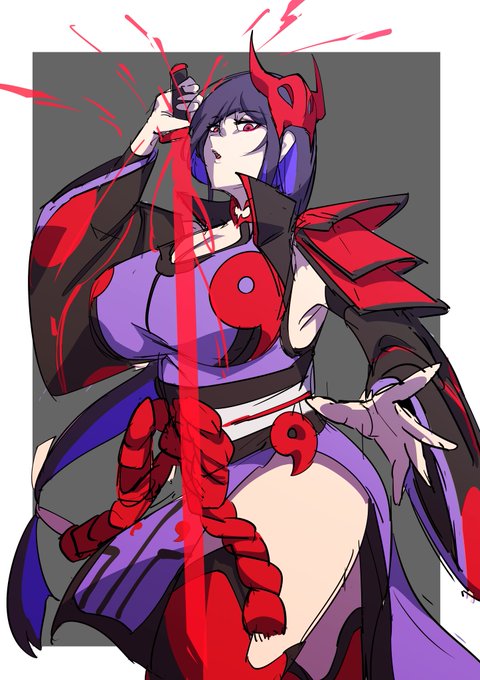 極東の島国オホンを治める"将軍"サマ、「富士宮 神天」
#絶対魔壊ブザマリア 