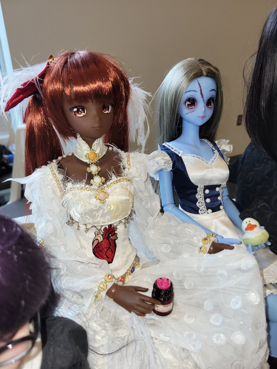 deadlegato's tweet photo. My new husband mistook the poison for coffee on our honeymoon. Hmmm. Sad.... #smartdoll #hauntedmansionoc #abjd #beatingheartbride https://t.co/h3auQufAs7