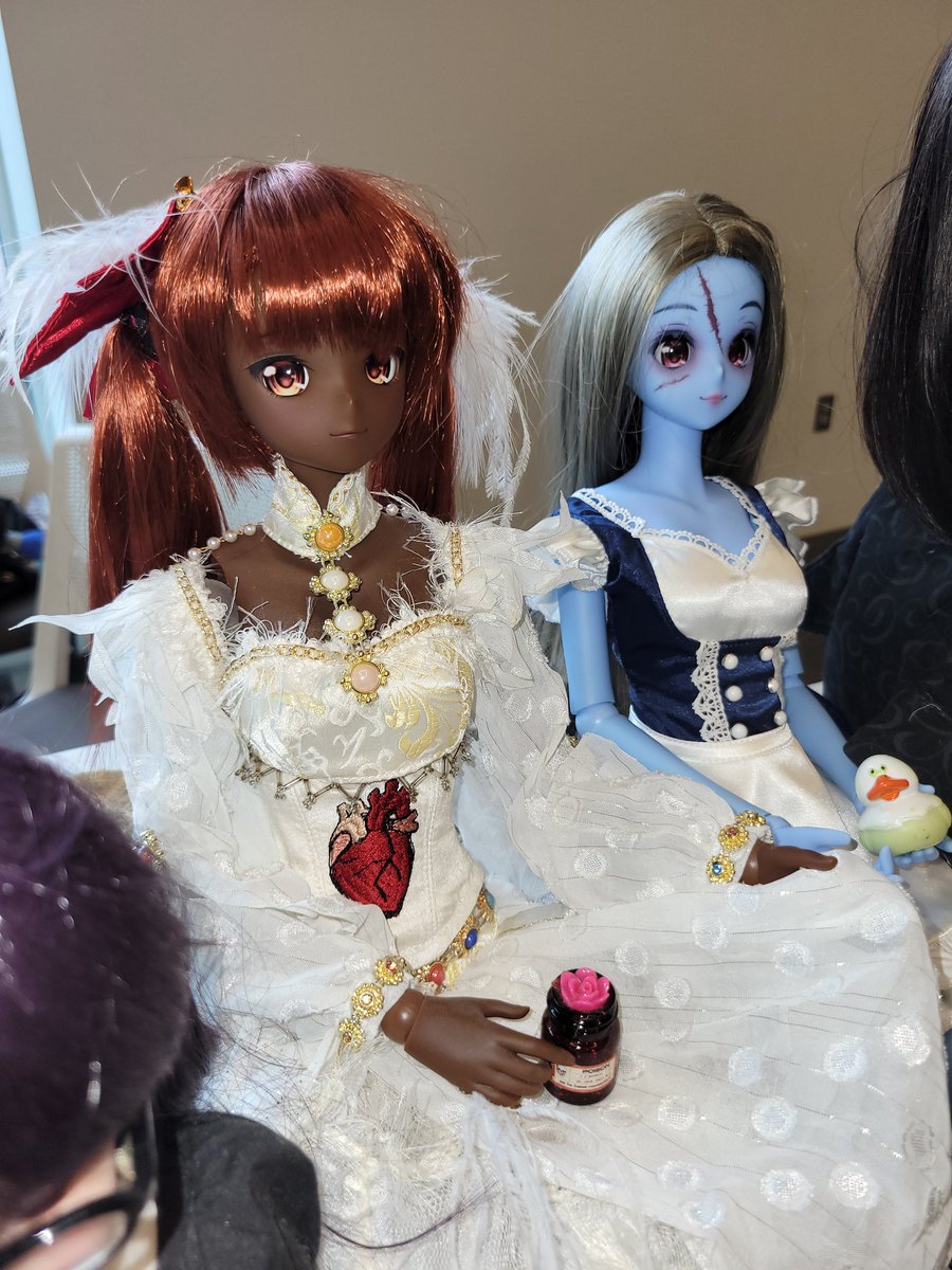 deadlegato's tweet photo. My new husband mistook the poison for coffee on our honeymoon. Hmmm. Sad.... #smartdoll #hauntedmansionoc #abjd #beatingheartbride https://t.co/h3auQufAs7