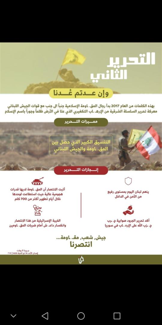 MariamFahes1's tweet photo. #٢٠١٧_التحرير_الثاني https://t.co/1QCoFWhhOY