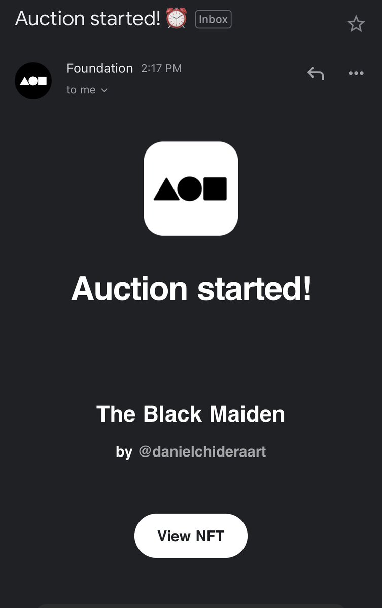 danielchideraa's tweet photo. Omg!! I’ve been away and just came online to see that @GSSISBST has started the auction on ‘The Black Maiden’ , I’m really happy to see this 🥺💙!!!!
Current Bid : 0.55 $Eth 🔥🔥🔥

Link ⬇️ https://t.co/q0KcPTtqFa
