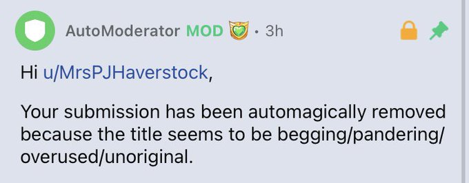 Fuck u Reddit! 😒 https://t.co/SNryCWl8F5