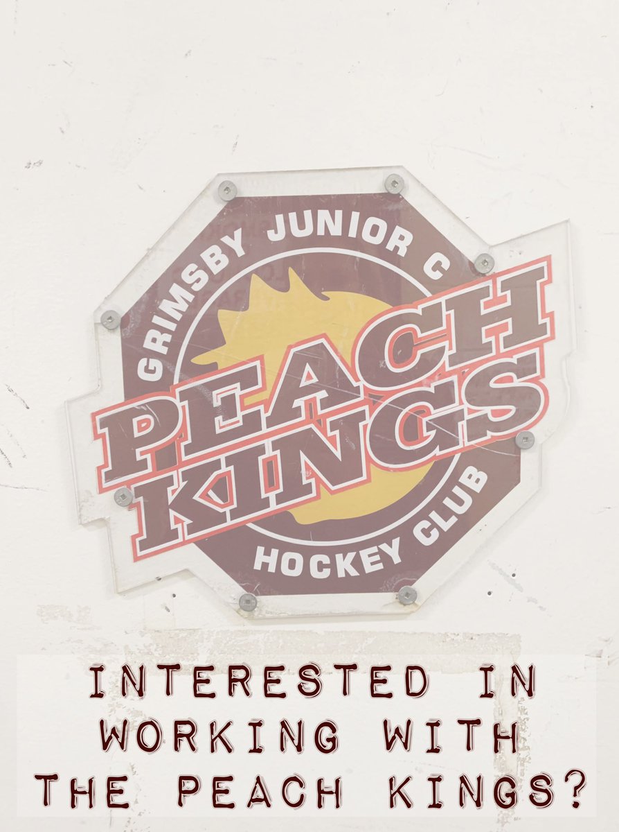 jrpeachkings's tweet image. Interested in an exciting opportunity to work w/the Grimsby Peach Kings? Looking for volunteers for the new season! Great opportunity to be part of a community team &amp;amp; support one of the oldest hockey clubs in Ontario!
Please email Tanyaduong@hotmail.com to learn more!
