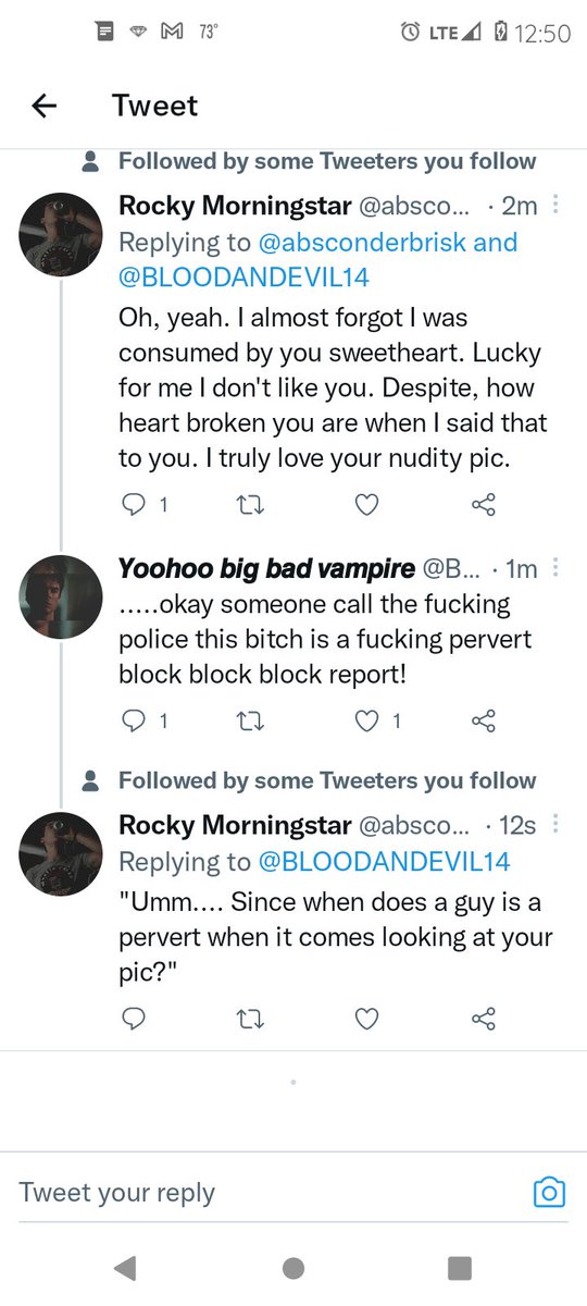 😌 warning to all roleplayers ⚠️

This fellow below watch out for he's clearly got a problem and has been making Alot of people uncomfortable with his comments .