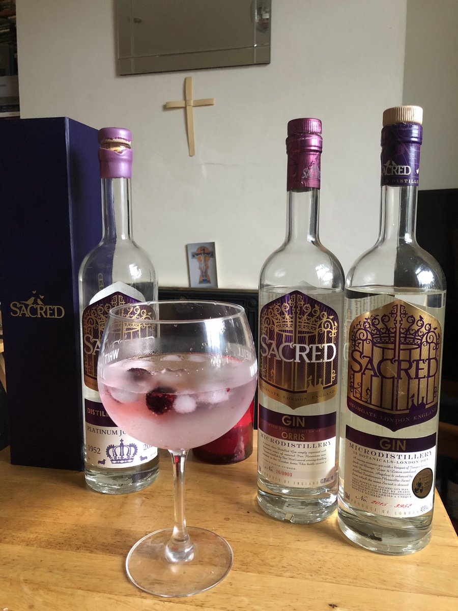 To me, Sundays are Sacred <a href="/SacredGin/">Sacred Gin</a>