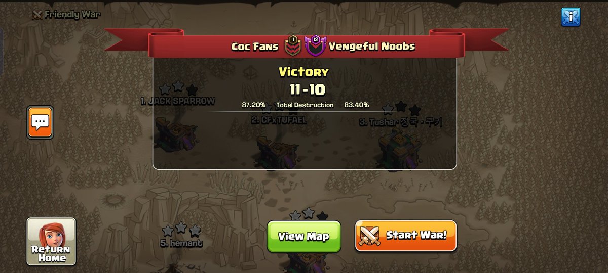 Really appreciate the work of base builders both sides. But the best win. GG to <a href="/VengefulNoobs/">Vengeful Noobs</a> and GL for upcoming matches. It was a nice game.