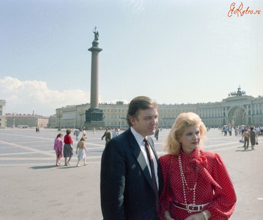 Дональд Трамп с первой женой Иваной в Ленинграде И такое было!