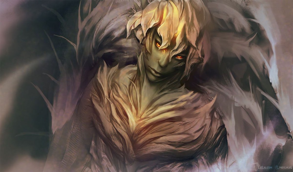 Landylachs's tweet photo. Happy #GW2's 10th Anniversary today! 

Thought it might be fun seeing two of the first Trahearne &amp; Malyck artworks I made from when I first started the game, compared with two later on. 

I always want to paint more of these two! Hopefully more soon! 

#GuildWars2 #TenYearsOfGW2 https://t.co/o1rXgtsAqM
