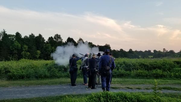 PWHPF's tweet photo. THANK YOU to everyone who came out to #BristoeStation Battlefield Heritage Park this weekend to commemorate the 160th Anniversary of #KettleRun! It was a great weekend!
#160th2ndmana #160thkettlerun #pwchistory #civilwar
@CivilWarTrails @PWCParks https://t.co/LU2djaQKL8