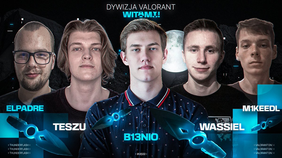 Tego jeszcze nie było! Powitajcie serdecznie dywizje Valoranta!❤️⚡

👋 <a href="/WaSSieL_/">WaSSieL</a> 
👋 <a href="/teszuuu/">Teszu</a> 
👋 <a href="/BIENIO8/">B13NIO</a> 
👋 <a href="/M1keeDL/">M1keeDL</a> 
👋 <a href="/elpadrelone/">elpadrelone</a>