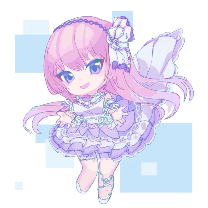 ふわふわで妖精さんみたいなフラワー衣装#prsk_FA 