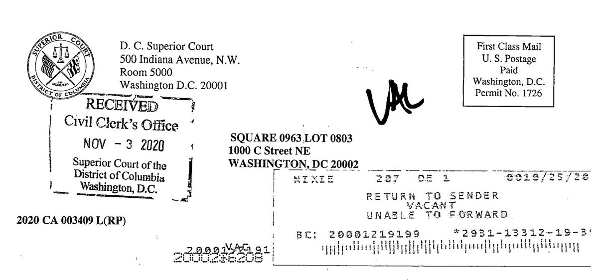 1000CStNEDC's tweet photo. If only @USPS and @dcra could join forces… dad would be done. #noevidence #isntitironic https://t.co/n4OvmJHlYI
