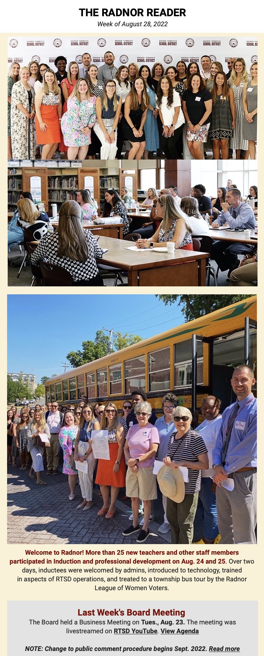 Radnor Township School District (RadnorTSD) / Twitter