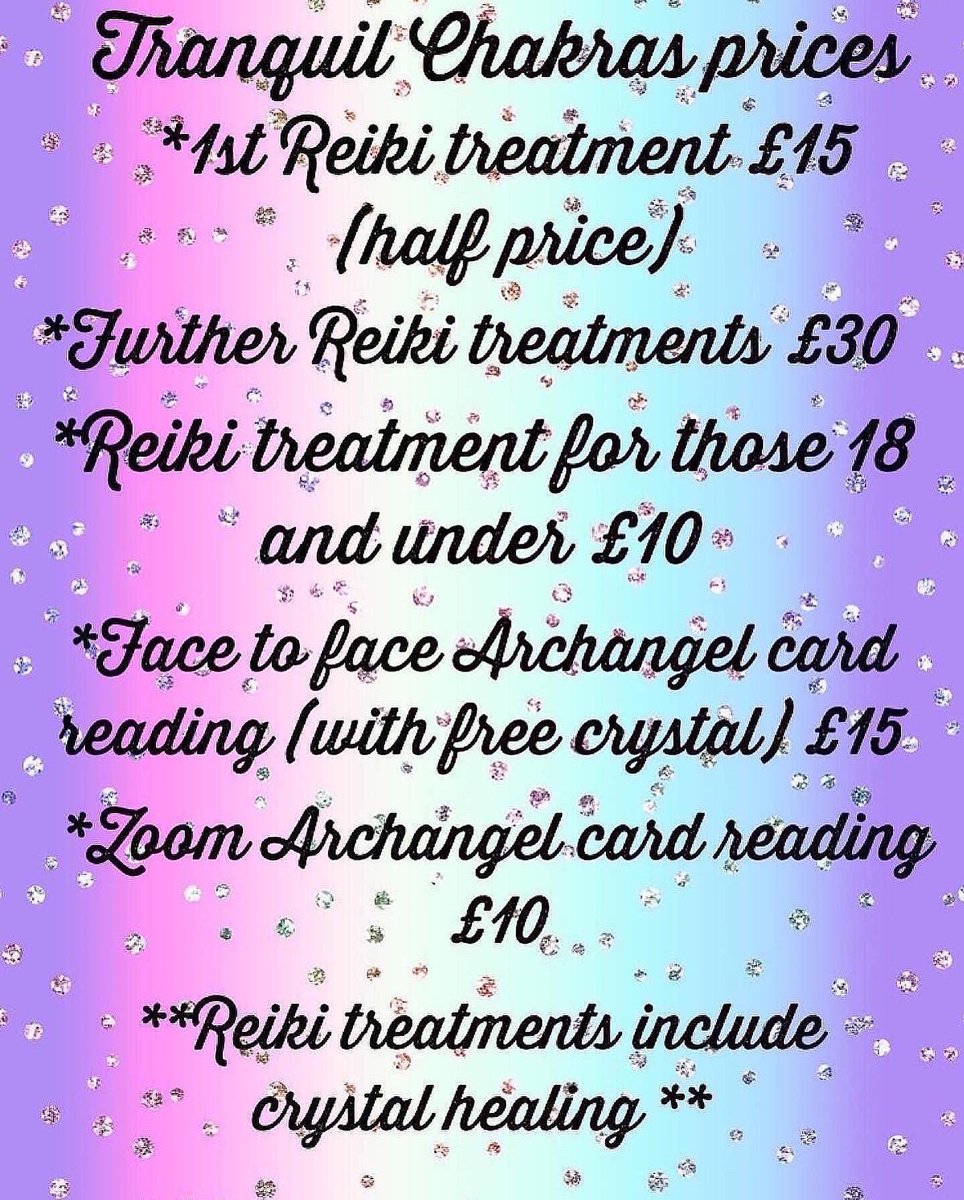 I have available appointments this week if anyone is in need of some relaxation and healing. Reiki has so many benefits for mind, body and soul and it is safe for everyone. Reiki is non-invasive and can only do good.