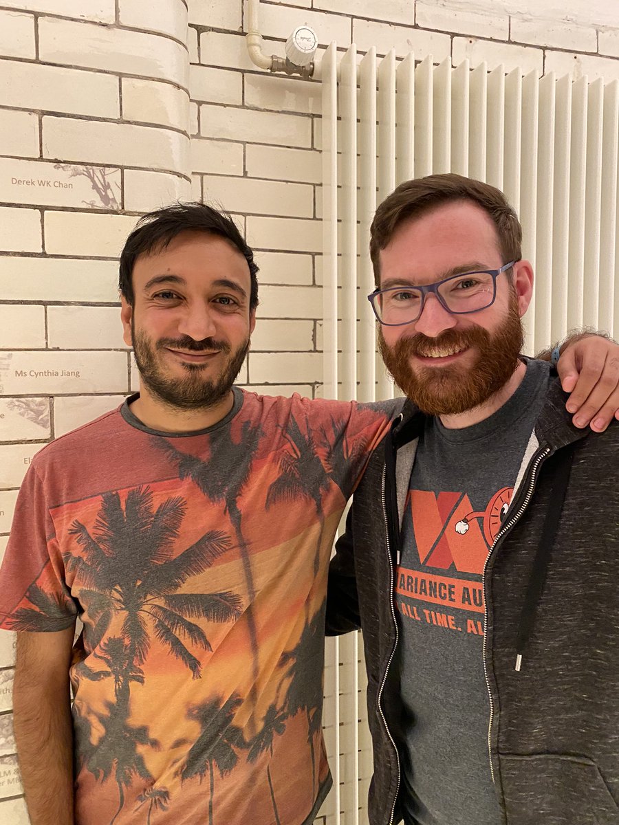 SuperkingLegend's tweet photo. An absolute pleasure to meet the gaffer @Zafarcakes after a superb show at the Fringe. He was quite aggressive and threatened my family which is actually class tbf. Please go and see him tomorrow. Pease. https://t.co/CDErbVvLlv