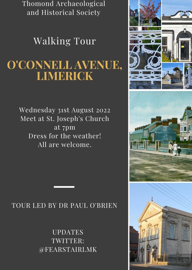 ThomondH's tweet photo. Our next tour. Please attend. Please share. #Limerick https://t.co/DUWZ8L7iPO