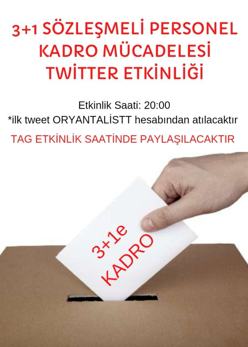 Biz hiç yorulmadık. Daha söyliyecek çok sözümüz var. 29 Ağustosta (Yarın) Bizimle misiniz?
.
<a href="/TalipGeylan06/">Talip Geylan</a> 
<a href="/kademozbay_/">Kadem Özbay</a> 
<a href="/leventkuruoglu/">Levent Kuruoğlu</a> 
<a href="/ayhancivi/">Ayhan Çivi</a> 
<a href="/oguzozat/">Oğuz ÖZAT</a>
.
Sen gelme <a href="/_aliyalcin_/">Ali YALÇIN</a>