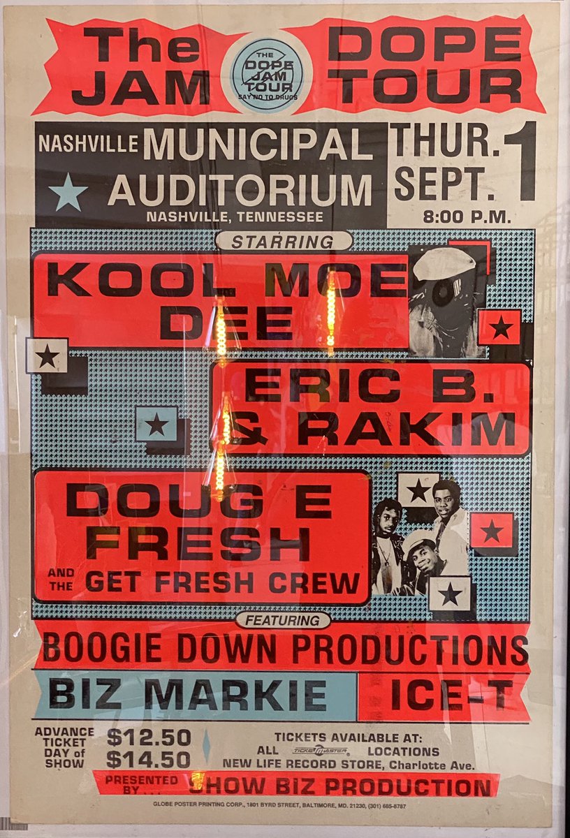 FINALLEVEL's tweet photo. Came across this ‘Dope Jam Tour’ poster. My 1st national tour. I was the opening act. 🔥 https://t.co/5SzsrVQRAm