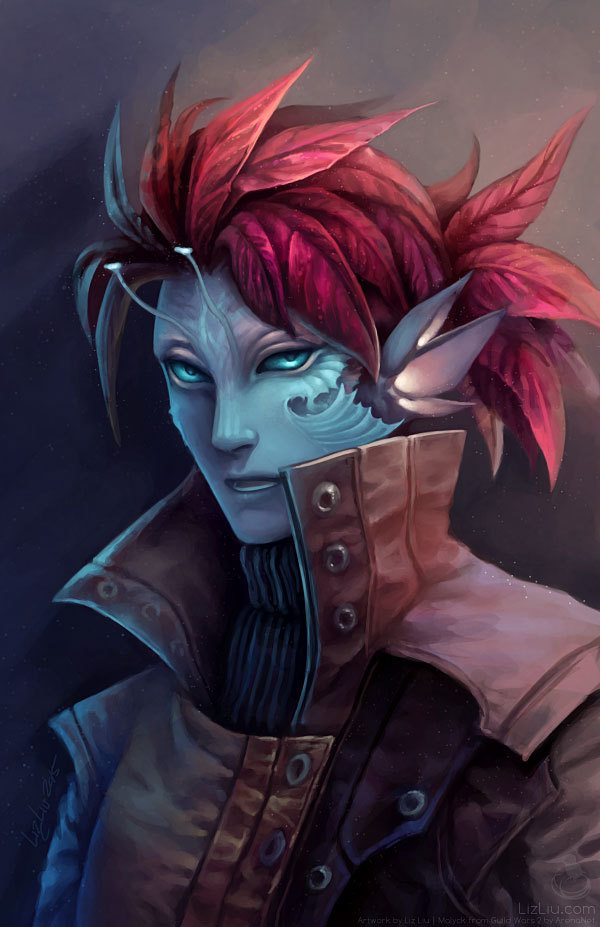 Landylachs's tweet photo. Happy #GW2's 10th Anniversary today! 

Thought it might be fun seeing two of the first Trahearne &amp; Malyck artworks I made from when I first started the game, compared with two later on. 

I always want to paint more of these two! Hopefully more soon! 

#GuildWars2 #TenYearsOfGW2 https://t.co/o1rXgtsAqM