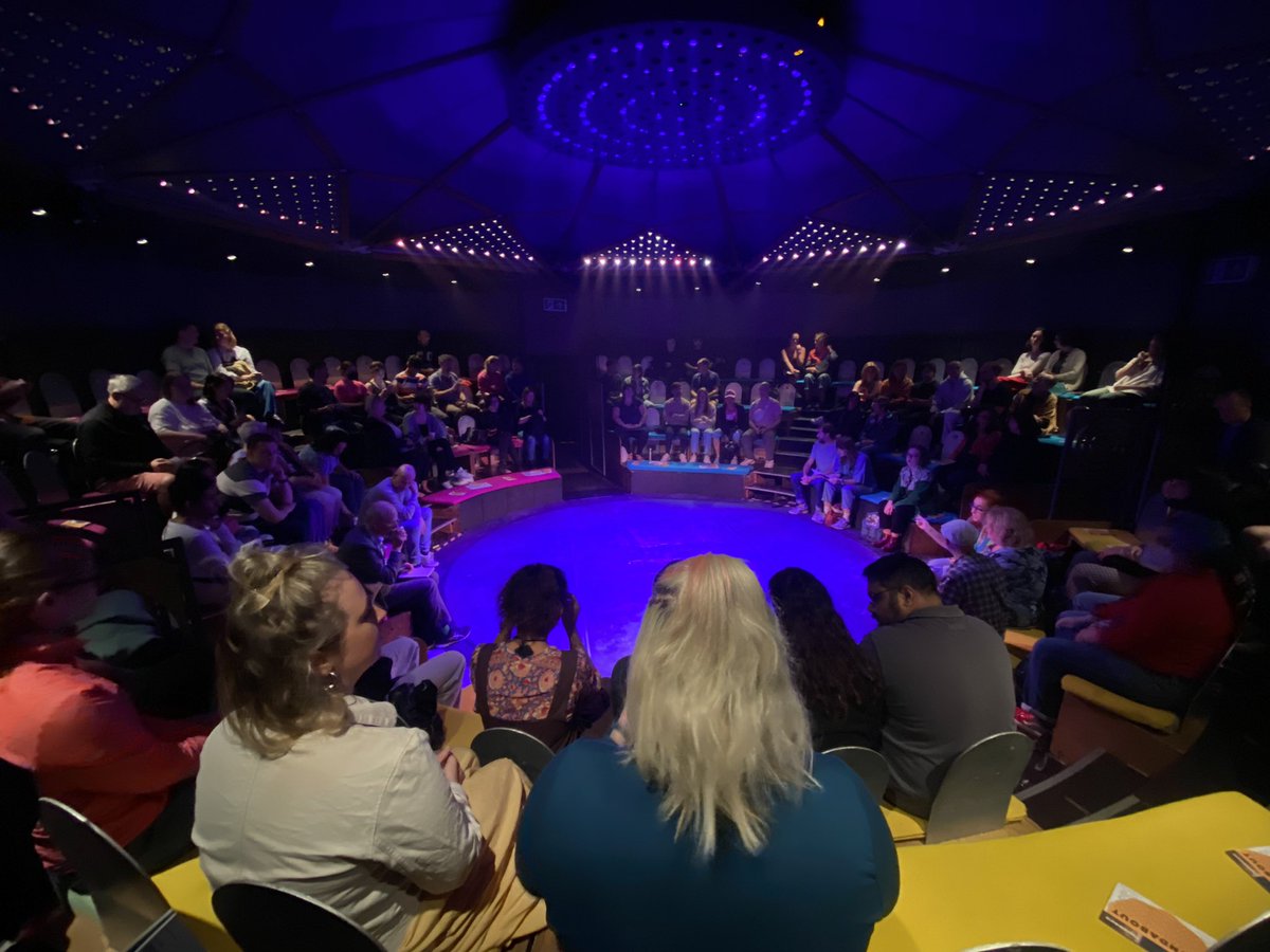 MissCumberland_'s tweet photo. Taught my s3 cohort about staging last week, and today with the Teacher’s Theatre Club I got to watch 3 plays, 1 of which was in Theatre in the Round so can’t wait to host discussions about this type of staging on Monday! #weekendCPD https://t.co/8aqRafUYa4