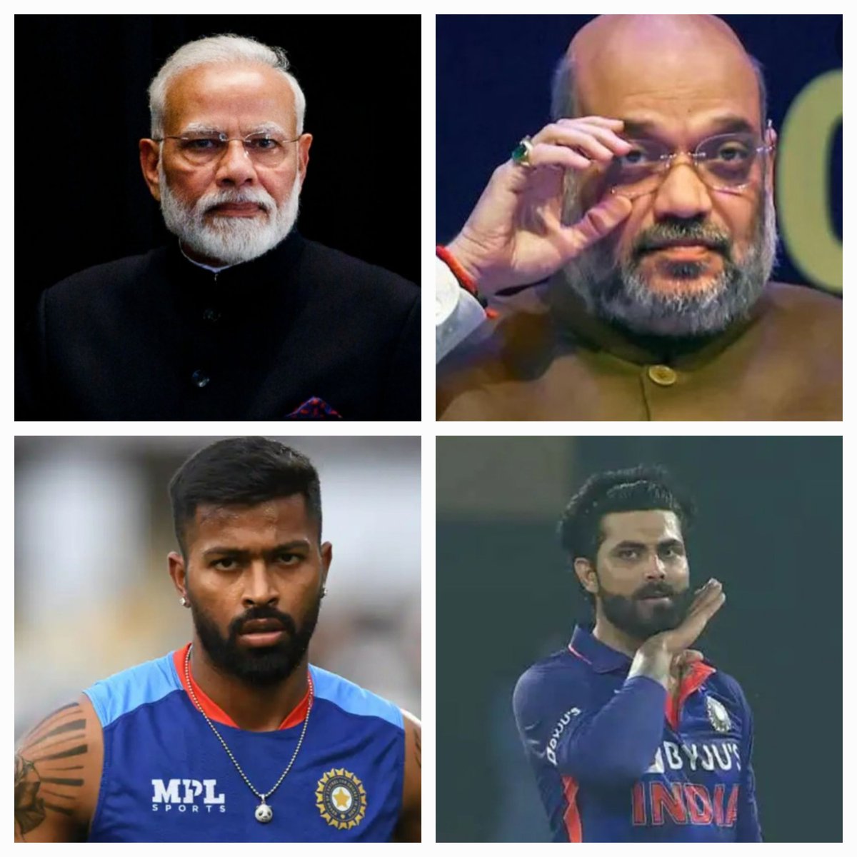KartikeyaTanna's tweet photo. Nothing, just four Indians from one region of India who give Pakistan the jitters. https://t.co/ynczuV25ni