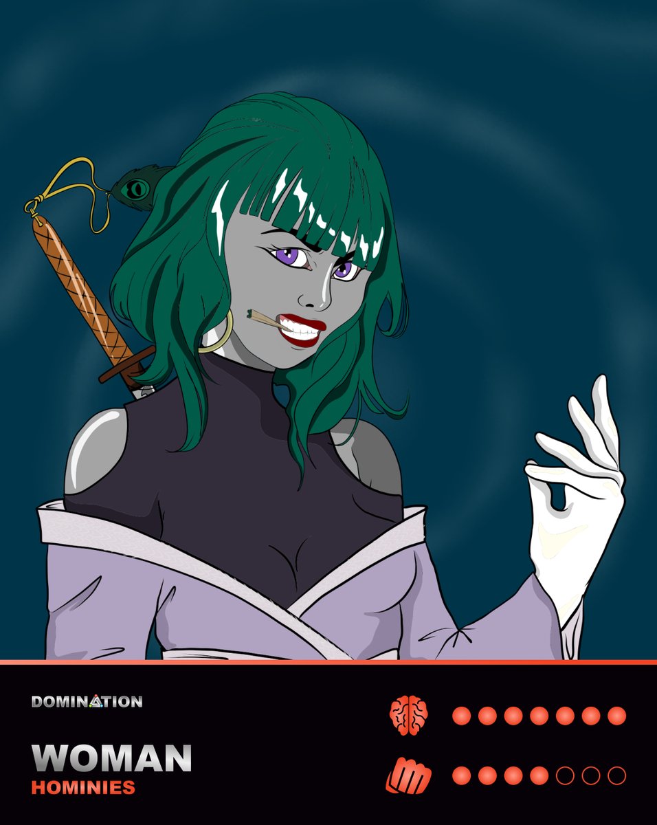 #12 Hominies Sneak Peek!🔥

Warrior Woman! 
  
#DominationArena #VNFT #NFT #VeChain #VeFam $VET #NFTMarketplace